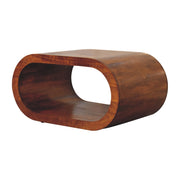 Amaya Coffee Table - Solid Mango Wood Chestnut Finish