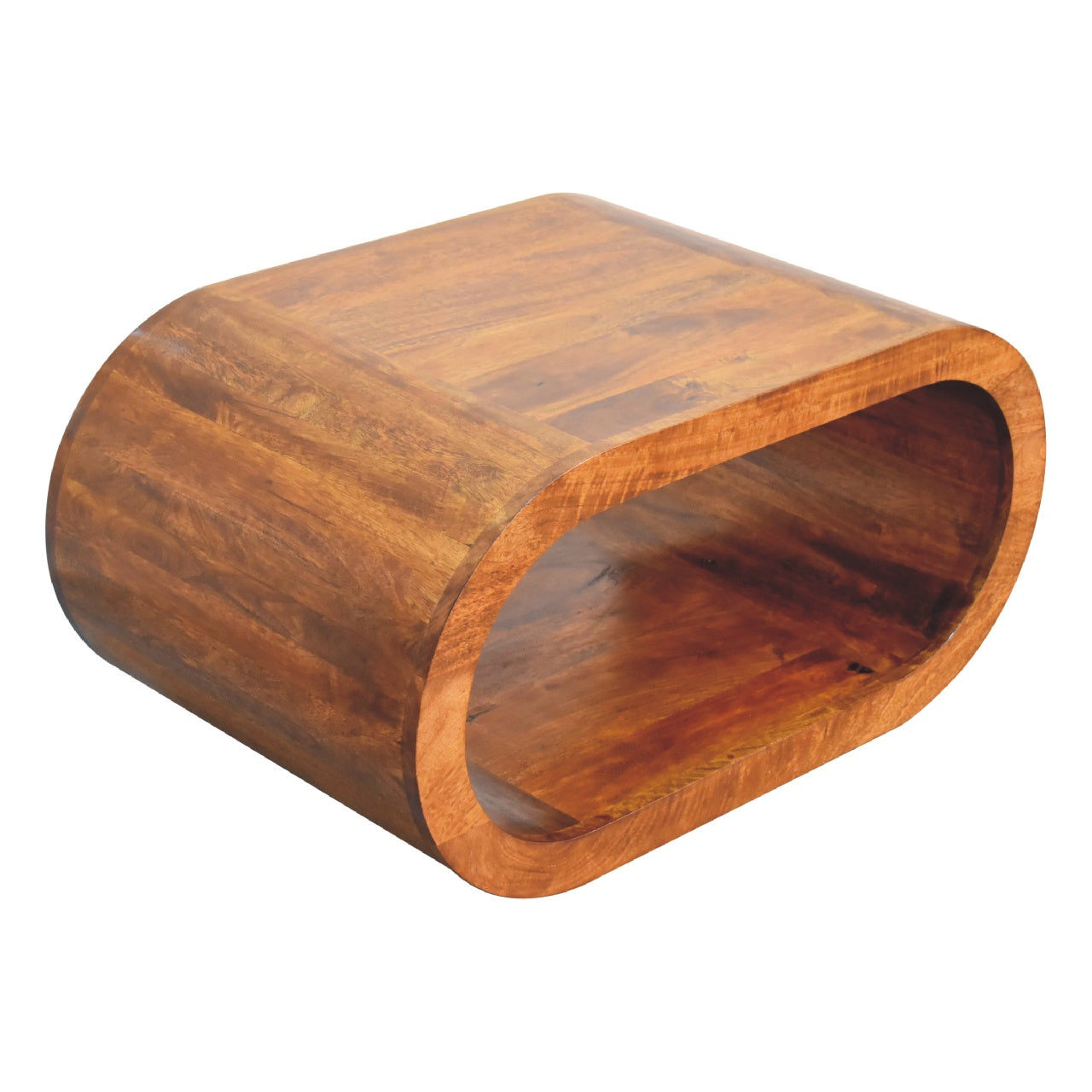 Amaya Coffee Table - Solid Mango Wood Chestnut Finish