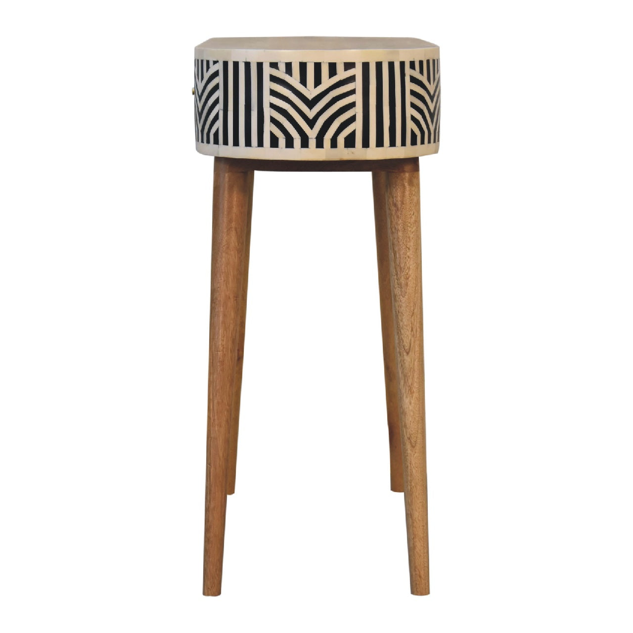 Edessa Bone Inlay Console Table - Solid Mango Wood Nordic Style