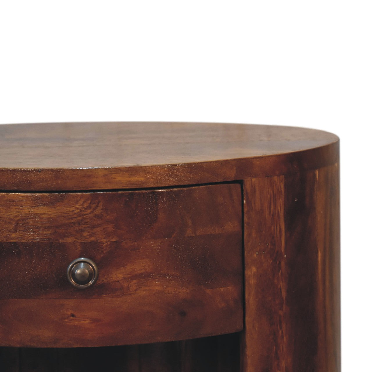 Cortez Nightstand - Solid Mango Wood Chestnut 1-Drawer