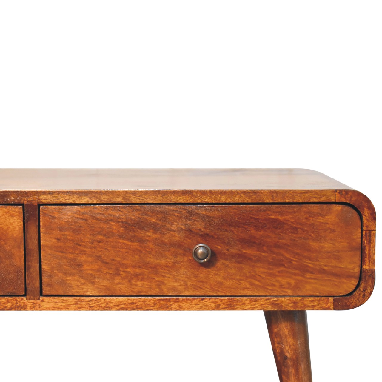 Sonata Chestnut Coffee Table - Solid Mango Wood with 4 Drawers