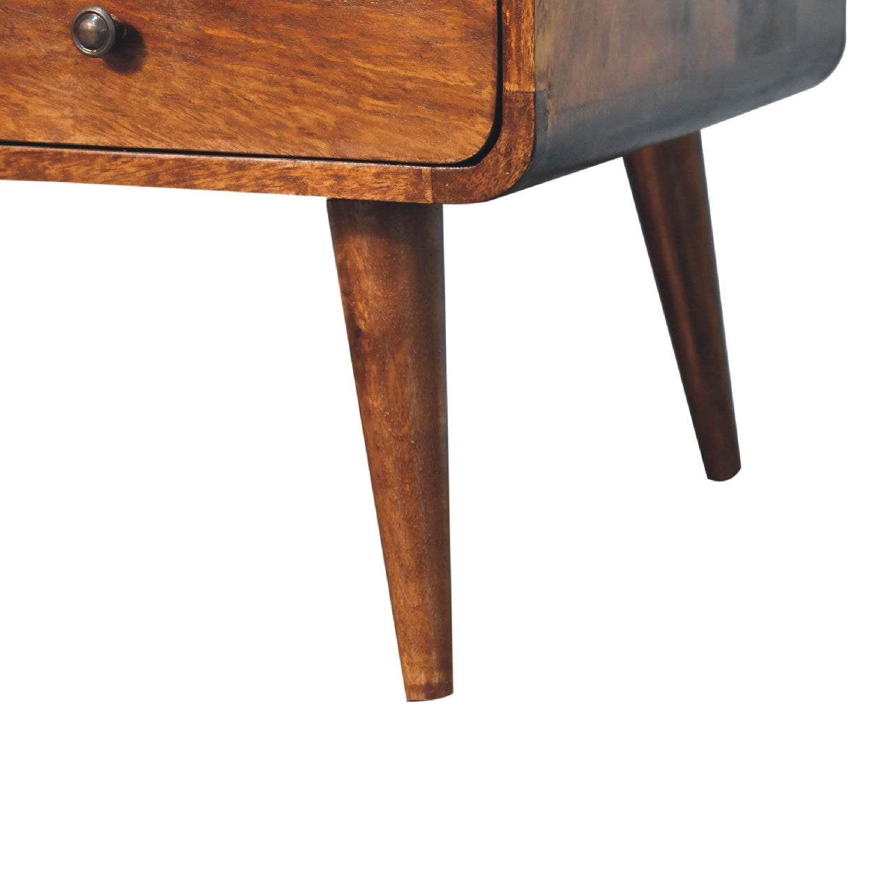 Sonata Chestnut Coffee Table - Solid Mango Wood with 4 Drawers