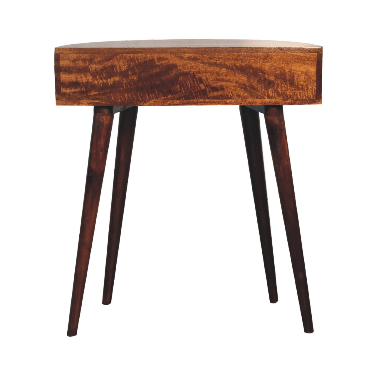 Odyssey Console Table - Solid Mango Wood Chestnut Finish