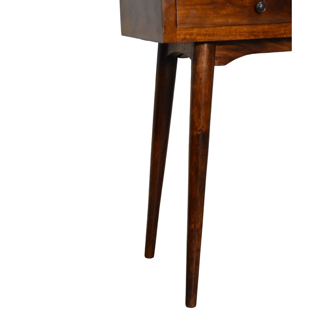 Chestnut Hallway 2-Drawer Console Table - Solid Mango Wood
