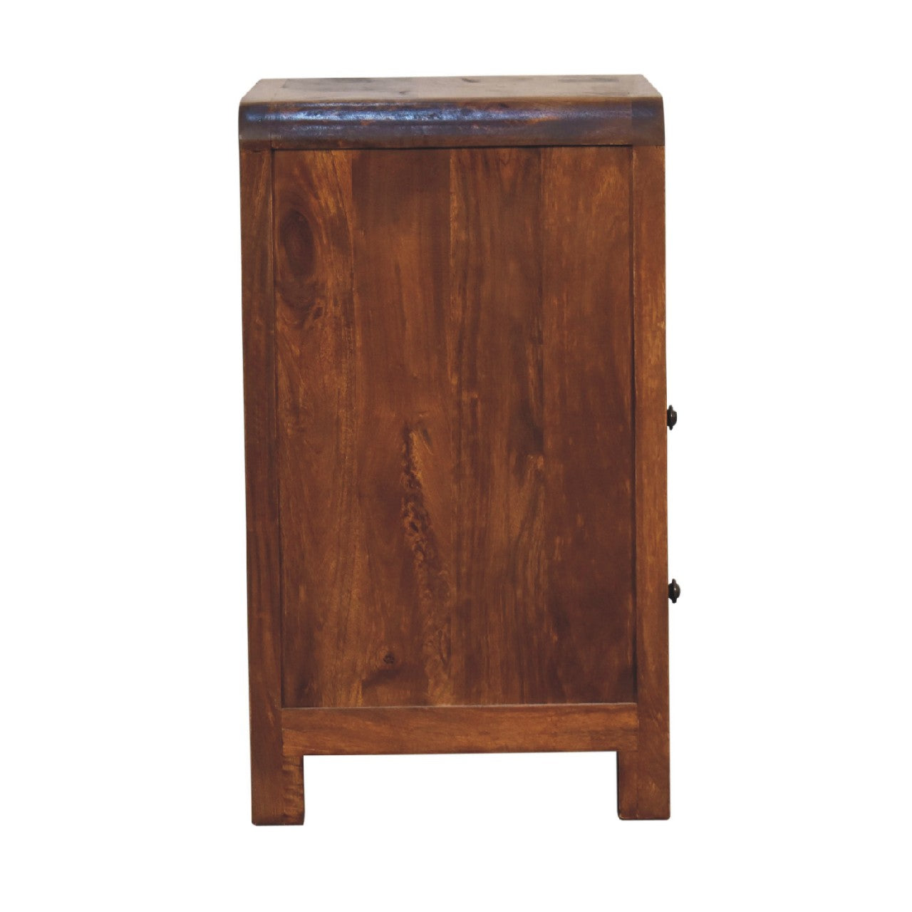 Aspen Nightstand - Solid Mango Wood Chestnut Finish
