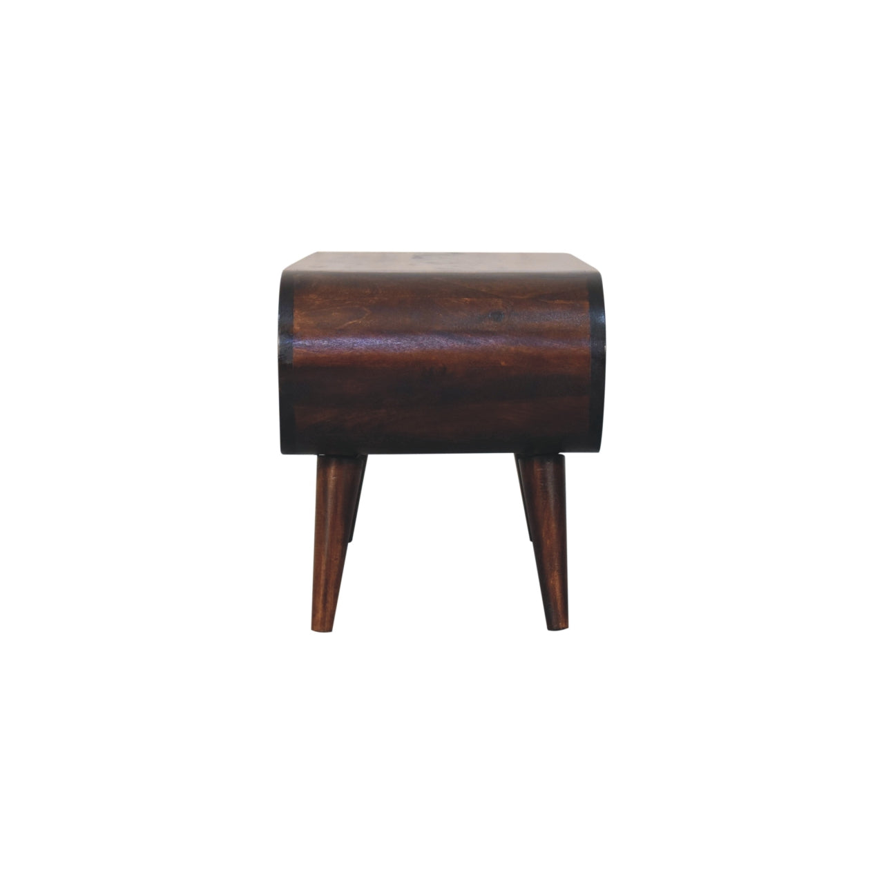 Amaya Walnut Finish Solid Mango Wood Media Unit
