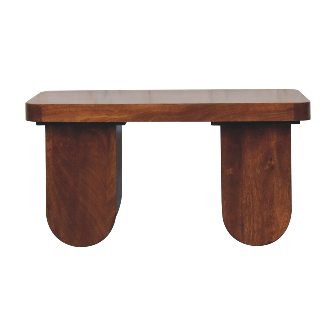 Chunky Chestnut Coffee Table - Solid Mango Wood