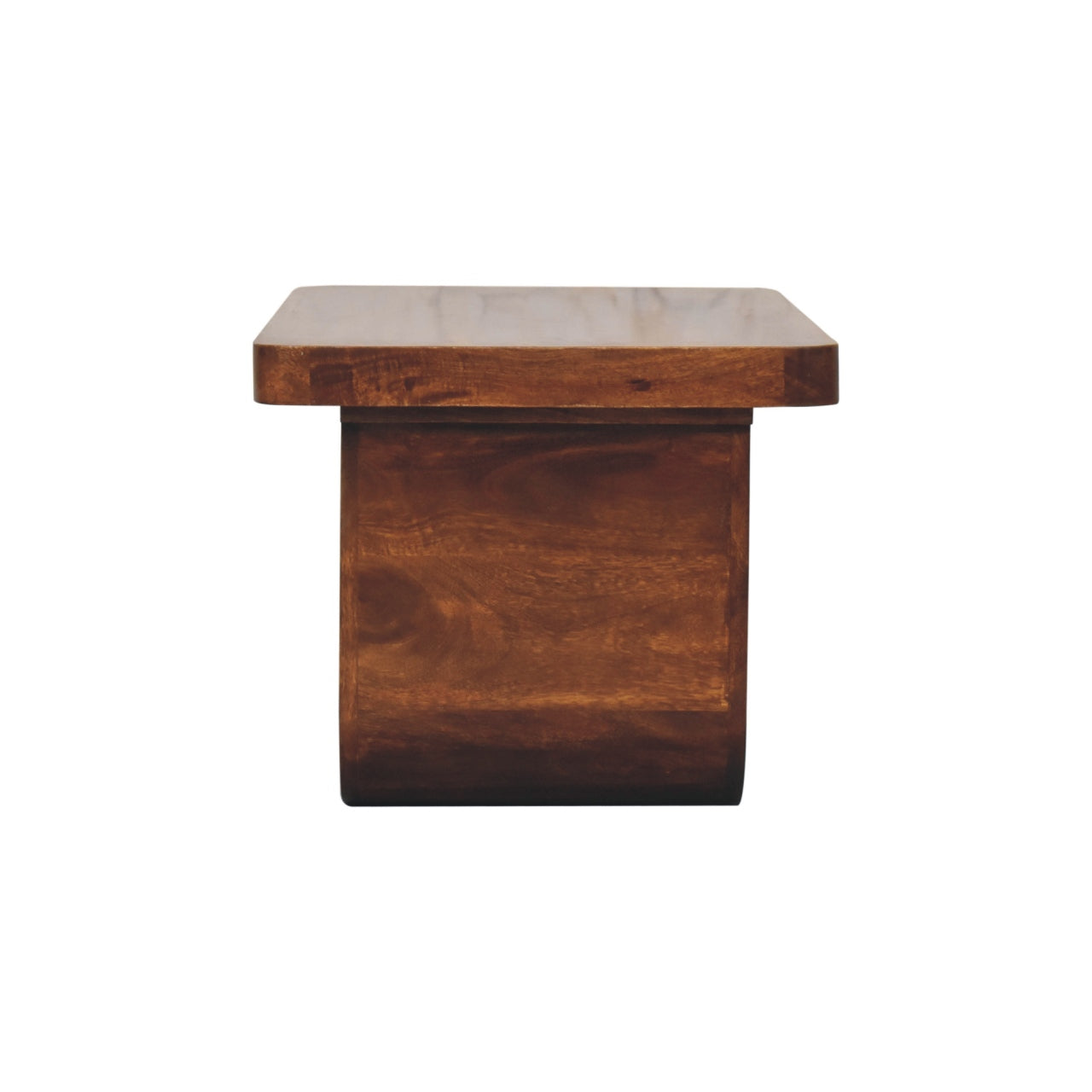 Chunky Chestnut Coffee Table - Solid Mango Wood