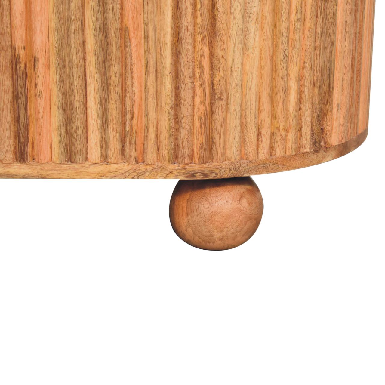 Soba Solid Mango Wood Lid-up Coffee Table - Oak-ish Finish