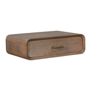 Sonoma T-bar Wall Mounted Bedside Table - Oak-ish Mango Wood