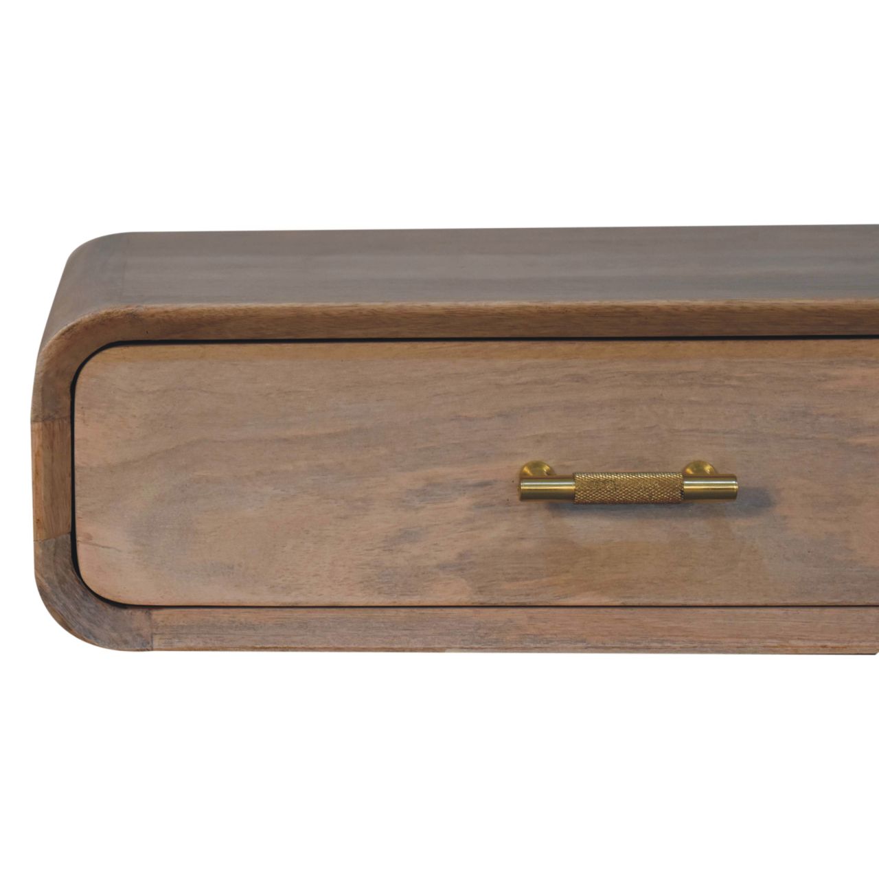 Sonoma T-bar Wall Mounted Bedside Table - Oak-ish Mango Wood