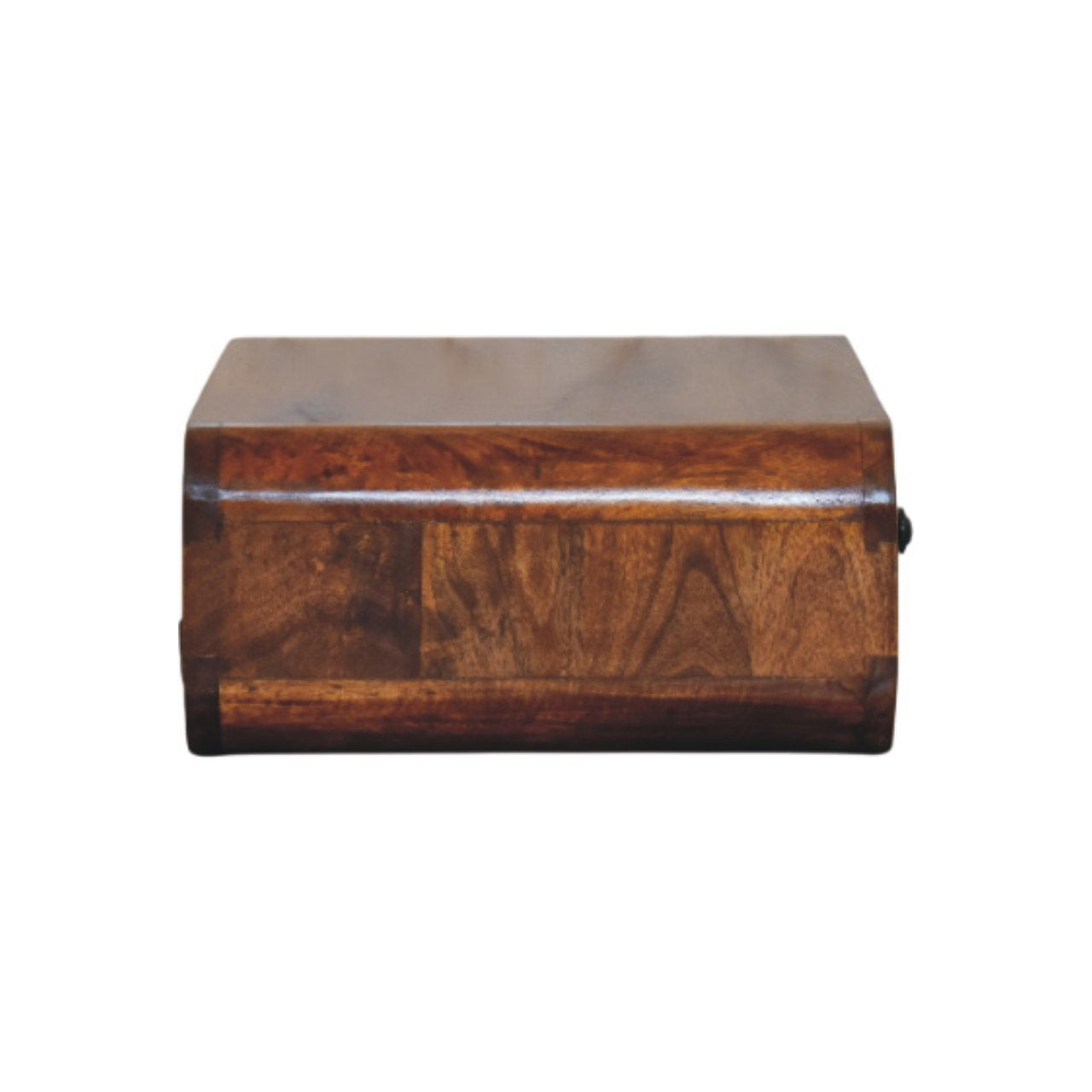 Avora Wall-Mounted Nightstand - Chestnut Solid Mango Wood