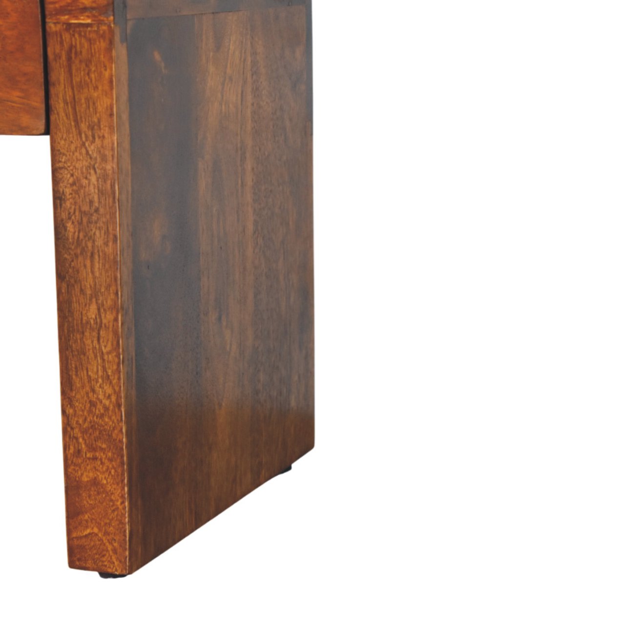 Mini Darcy Chestnut Nightstand - Solid Mango Wood 1-Drawer