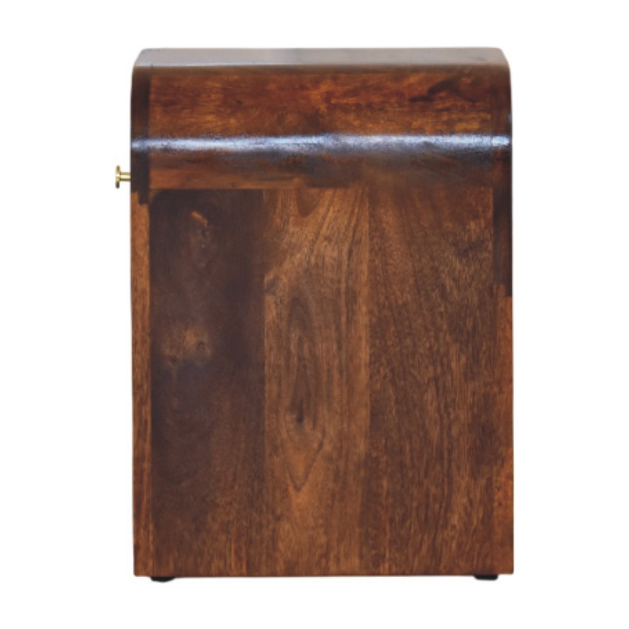 Mini Darcy Chestnut Nightstand - Solid Mango Wood 1-Drawer