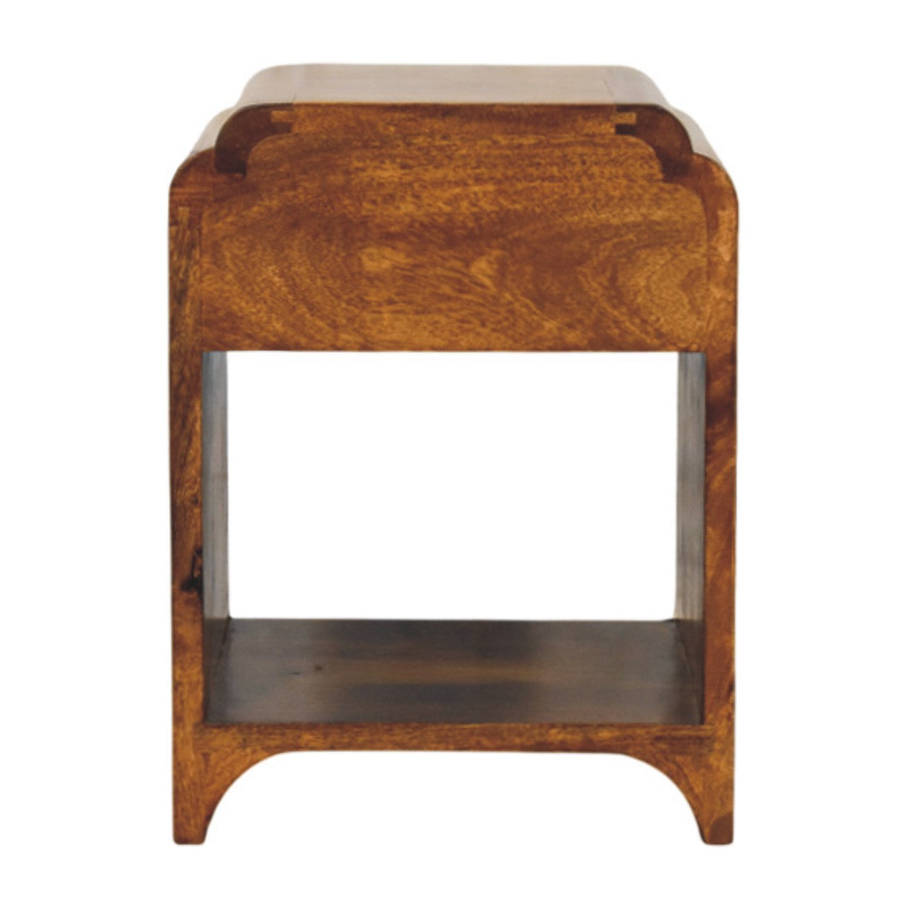 Newton Mini Chestnut Nightstand - Solid Mango Wood with Drawer