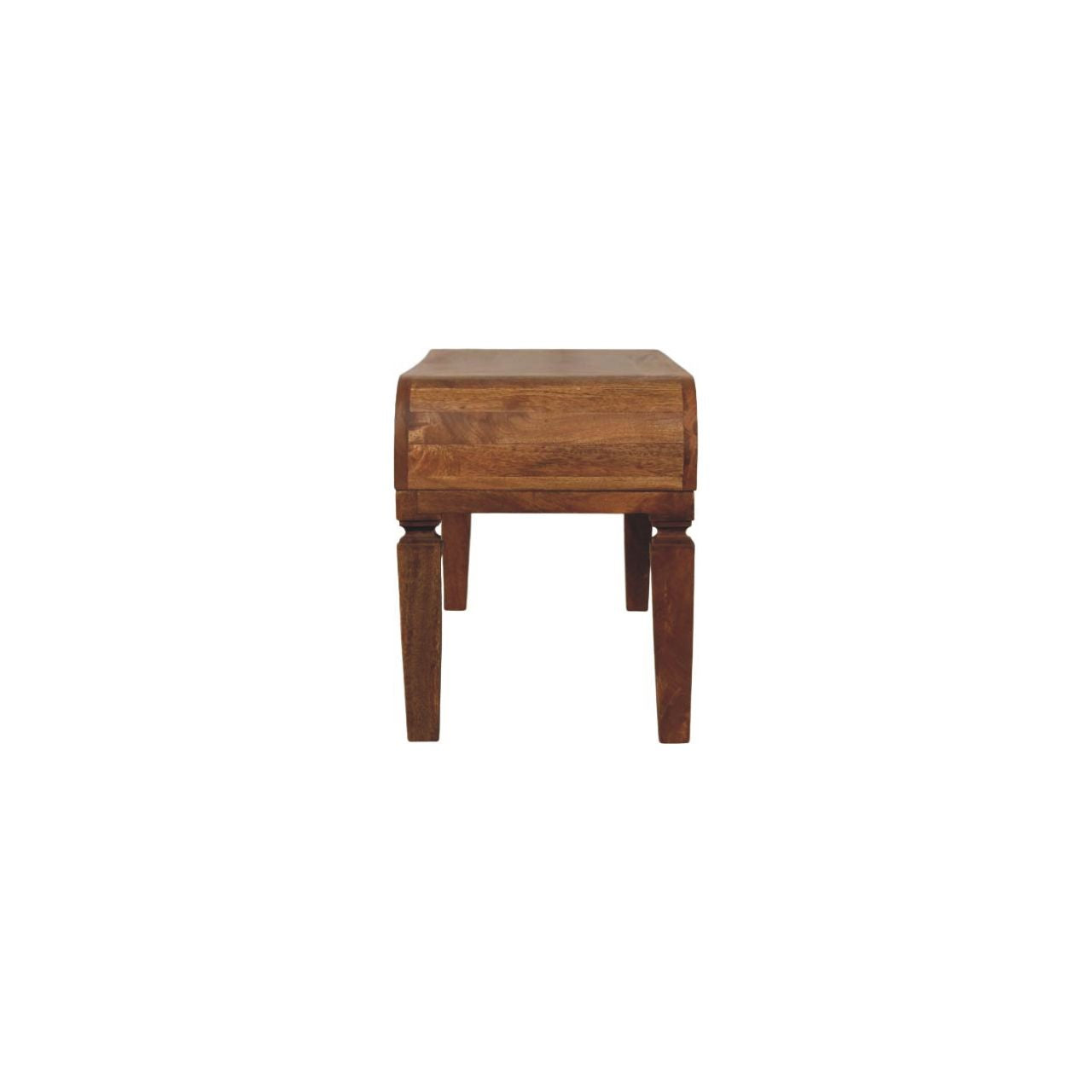 Arcus Coffee Table - Solid Mango Wood Amber Oak Finish