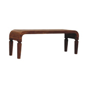 Arcus Coffee Table - Solid Mango Wood Amber Oak Finish