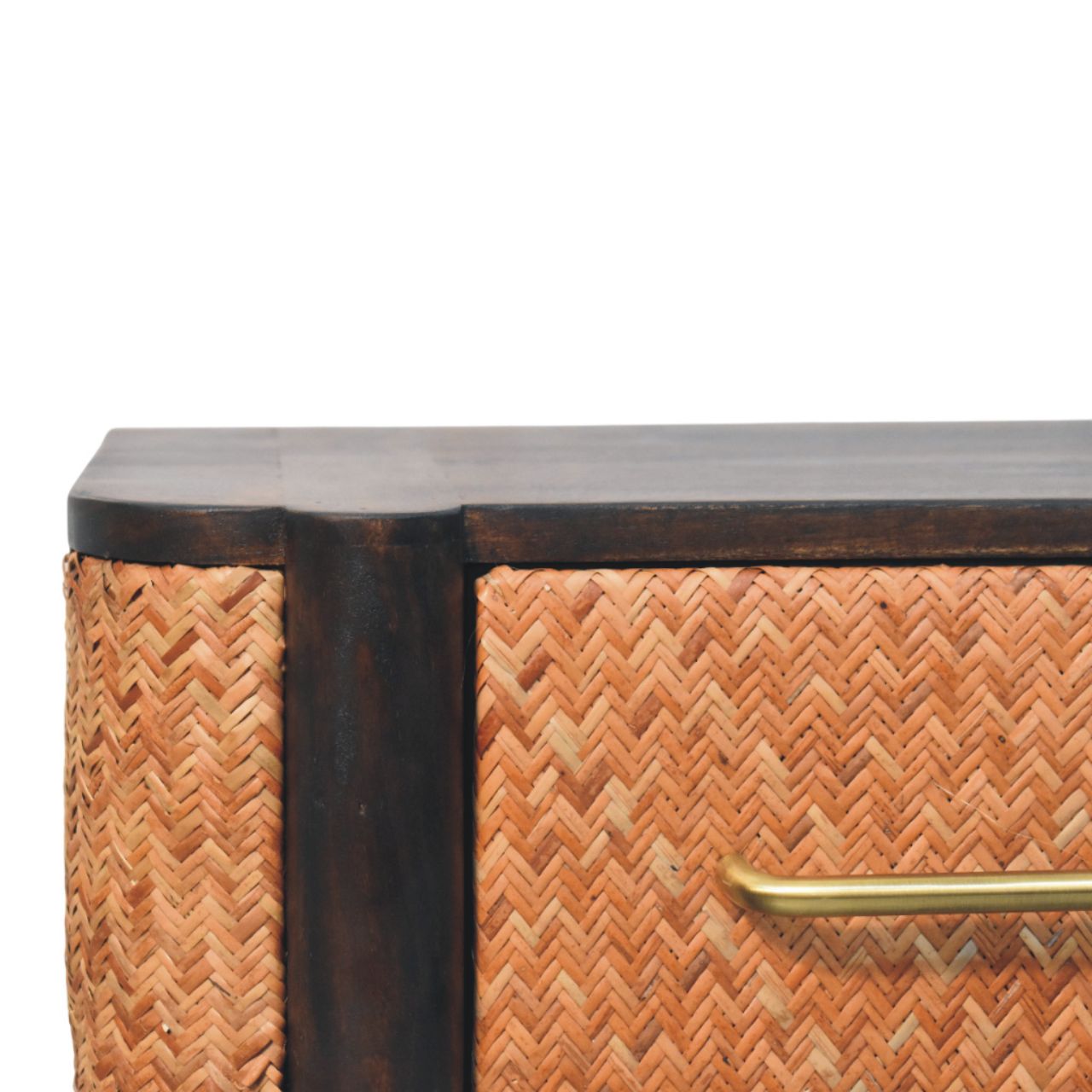 Havana Wall-Mounted Bedside - Mango Wood Velvet Mocha