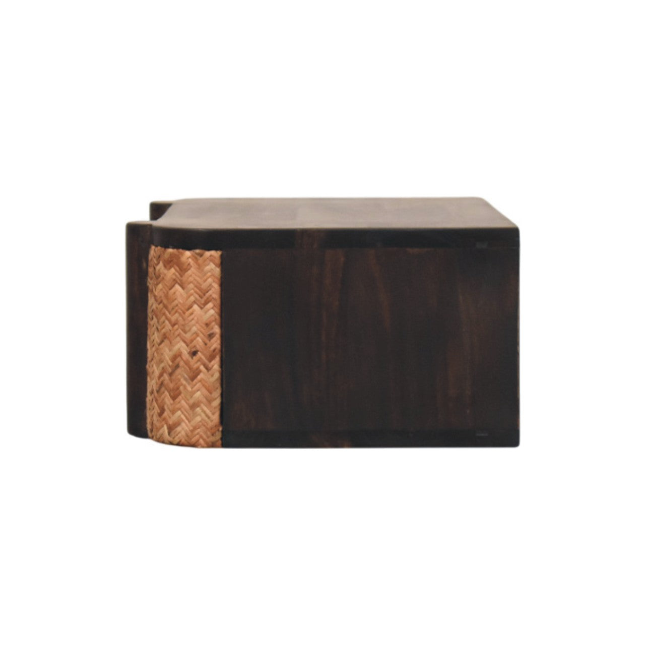 Havana Wall-Mounted Bedside - Mango Wood Velvet Mocha