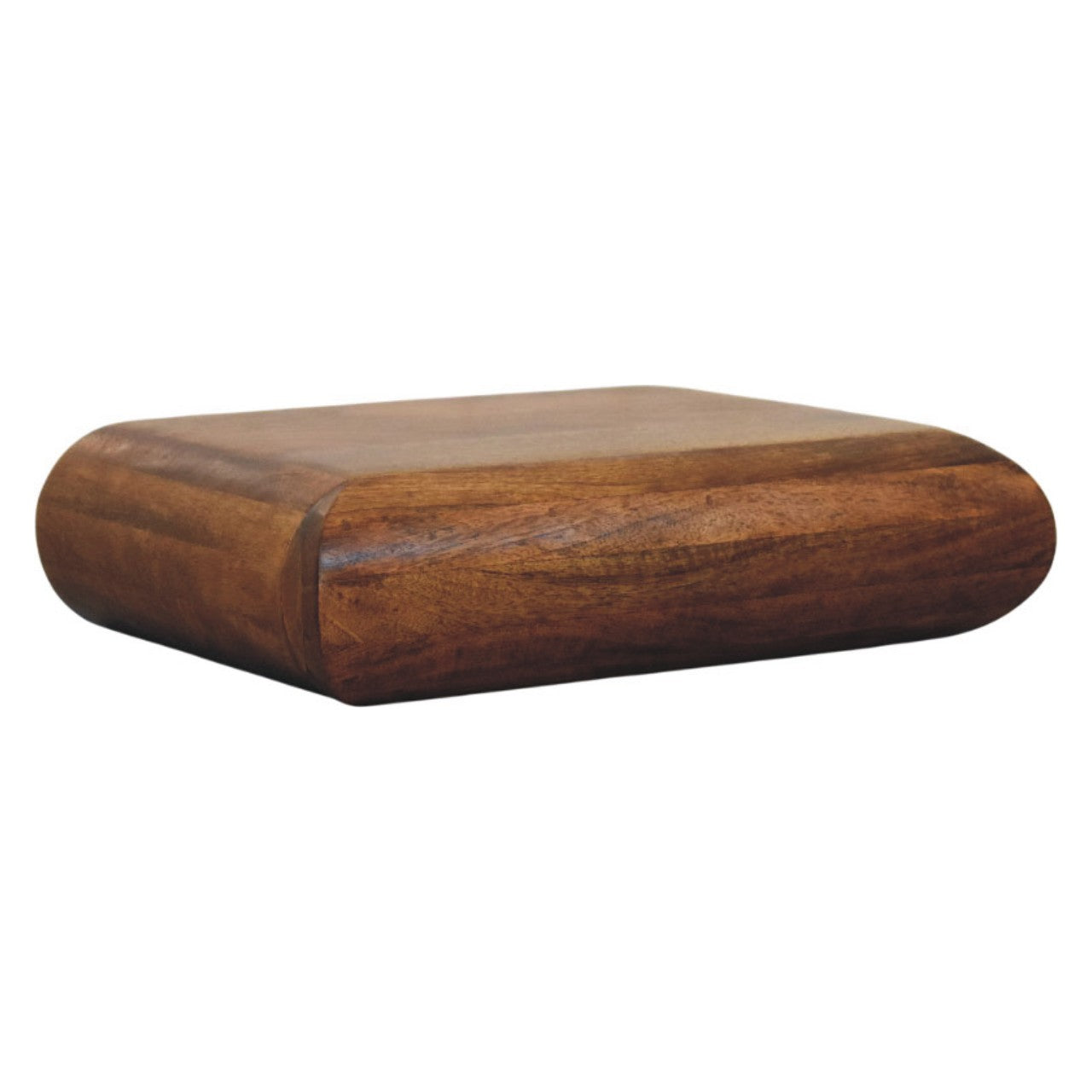 Solis Wall-Mounted Bedside - Amber Oak Solid Mango Wood