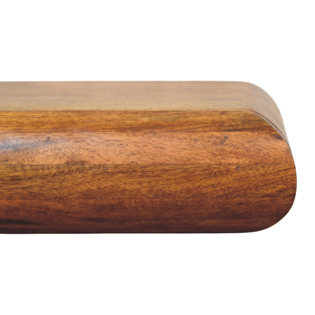 Solis Wall-Mounted Bedside - Amber Oak Solid Mango Wood