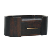 Valencia Wall-Mounted Bedside Table - Solid Mango Wood Mocha