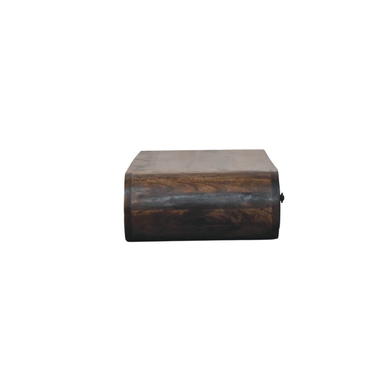 Contour Floating Wall Console - Solid Mango Wood Classic Grey
