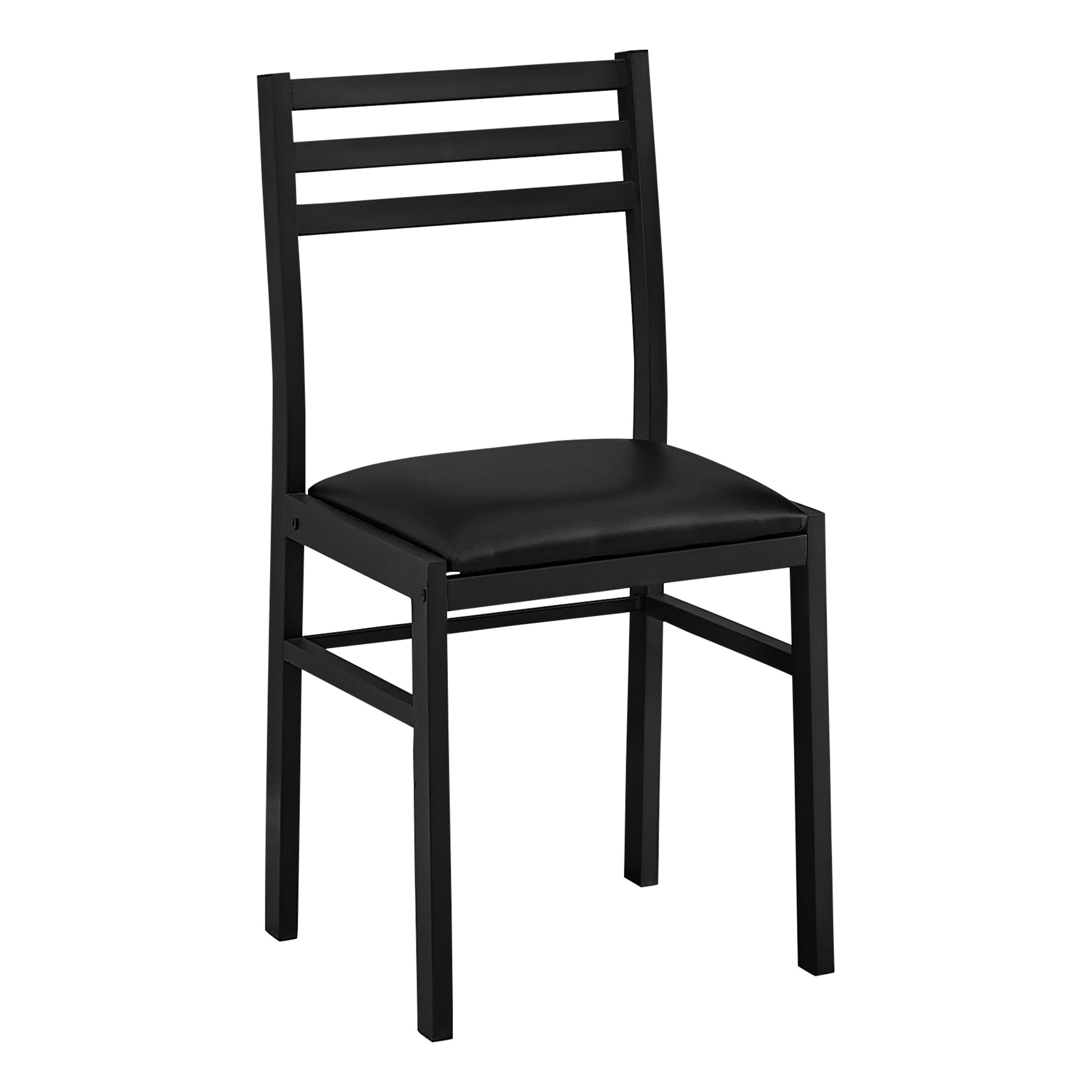 Dining Set - 3pcs Set / Dark Taupe Top / Black Metal-Dining Sets-DECOROLALA