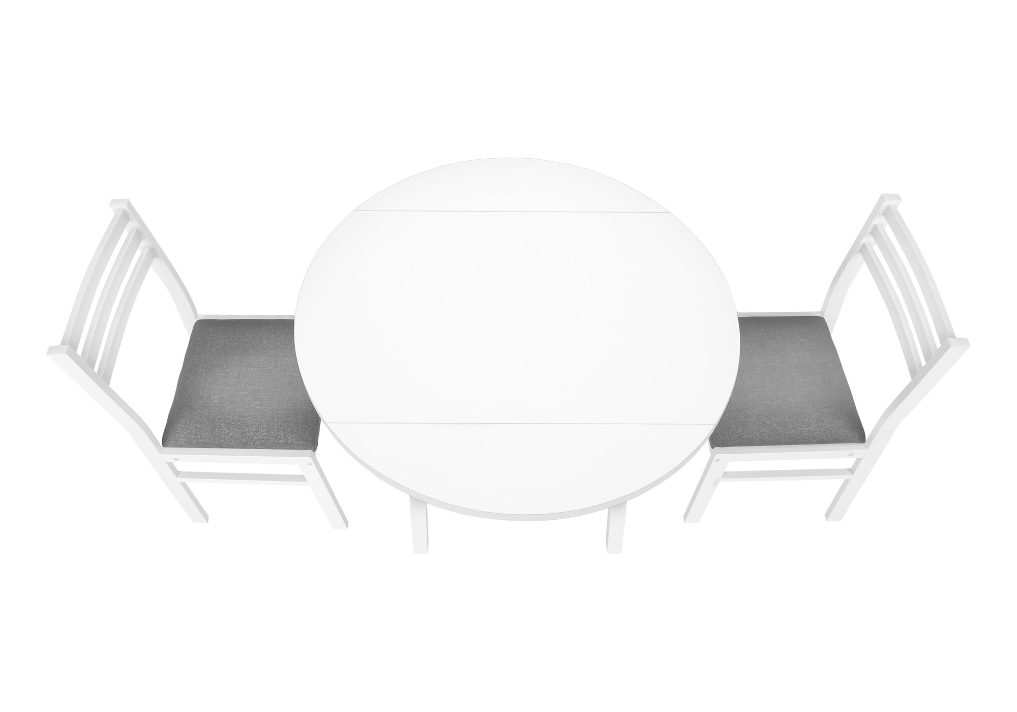 Dining Set - 3pcs Set / Dark Taupe Top / Black Metal-Dining Sets-DECOROLALA