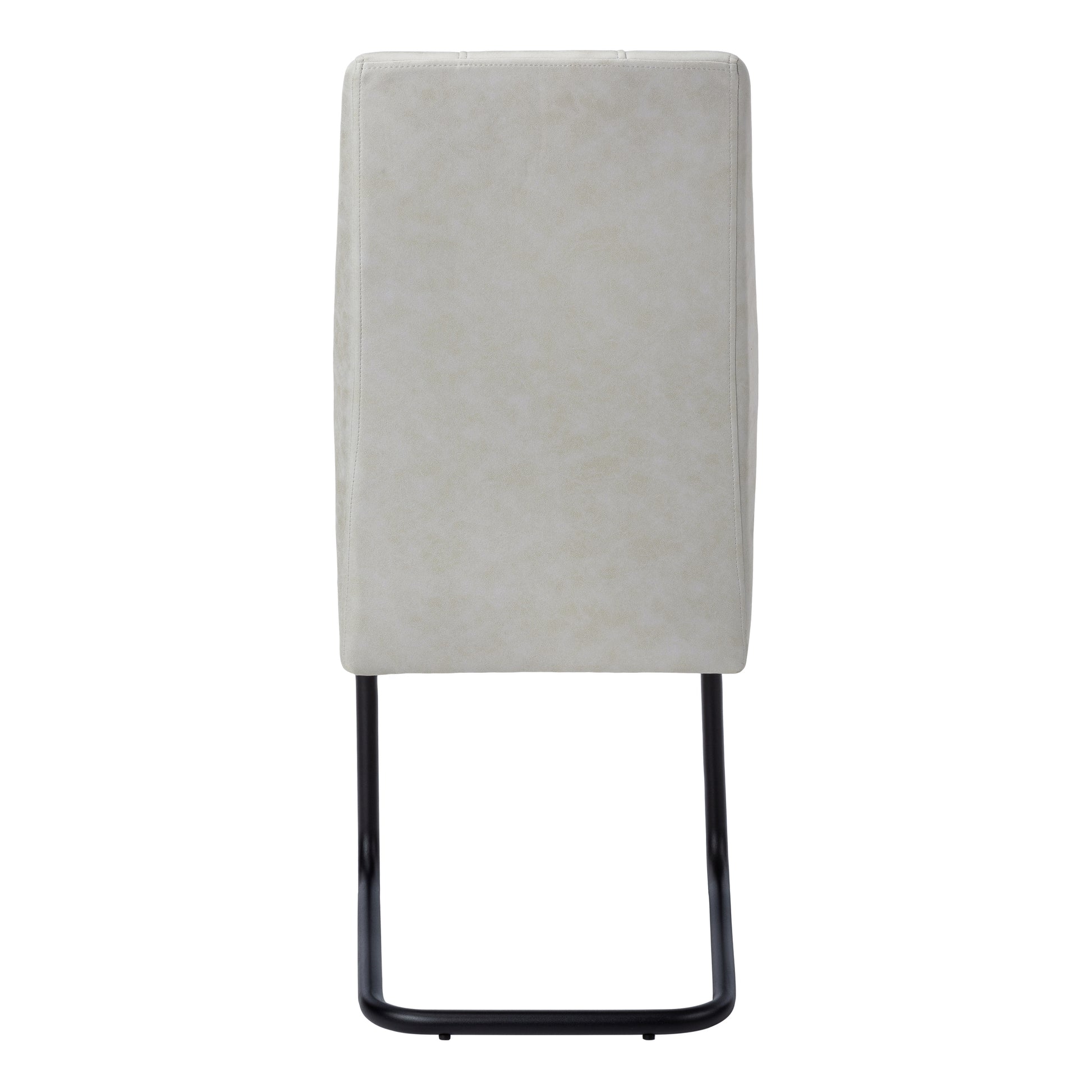 Dining Chair - 2pcs / 39"H / Grey Fabric / Chrome-Dining Chair-DECOROLALA