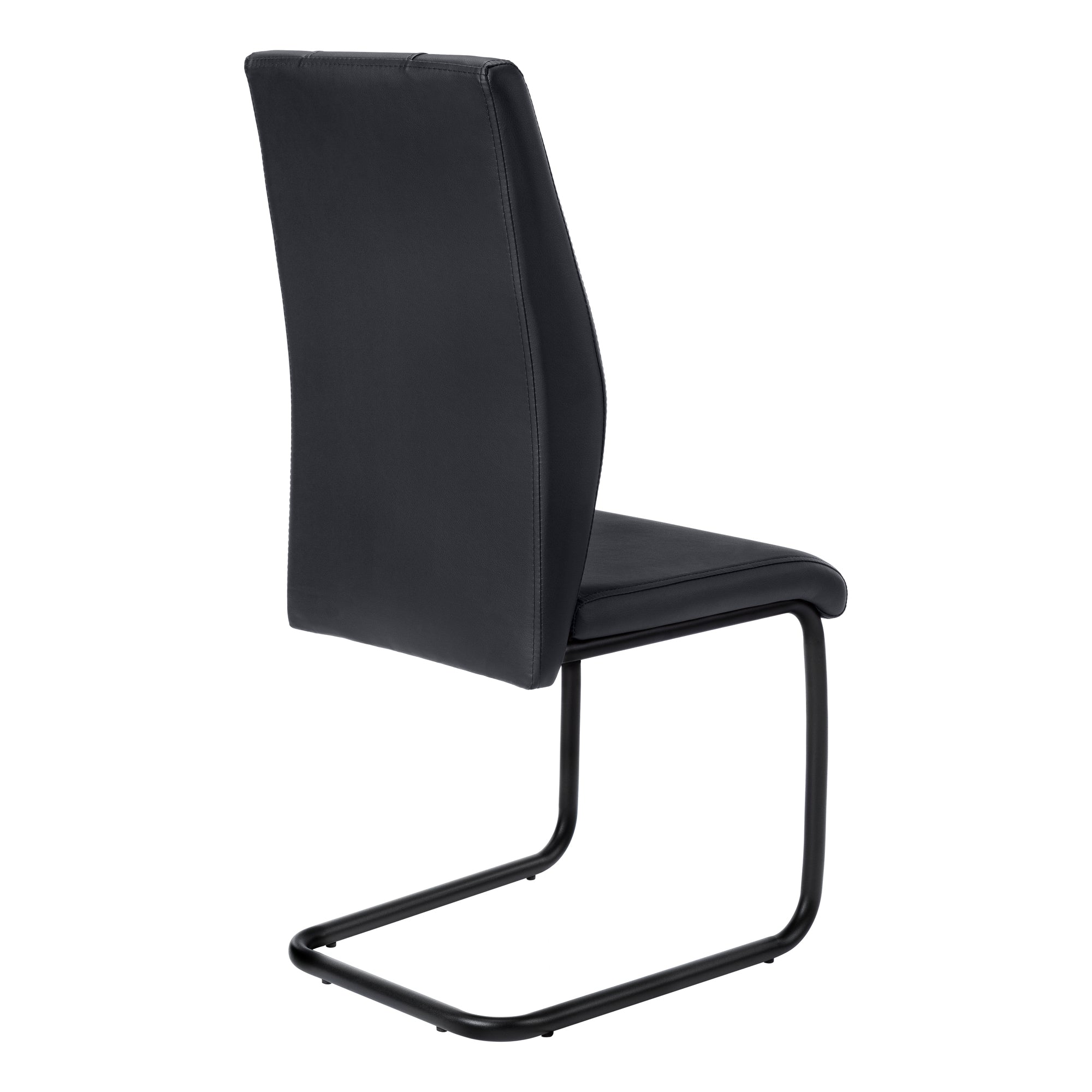 Dining Chair - 2pcs / 39"H / Grey Fabric / Chrome-Dining Chair-DECOROLALA