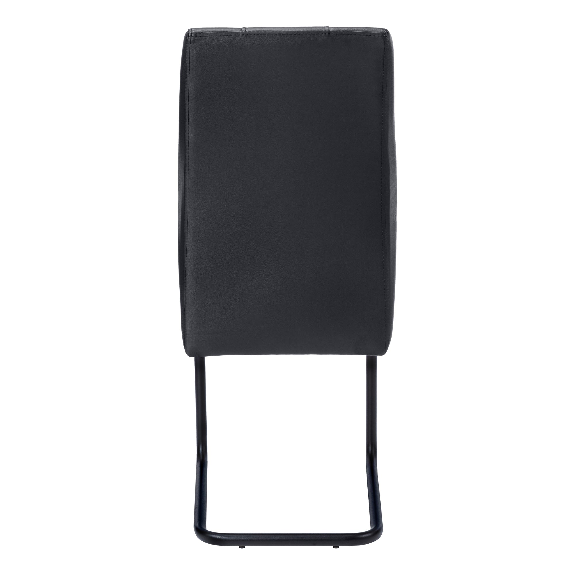 Dining Chair - 2pcs / 39"H / Grey Fabric / Chrome-Dining Chair-DECOROLALA