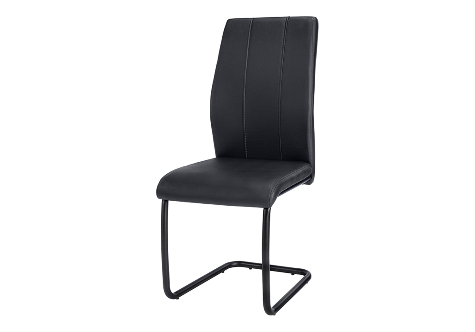 Dining Chair - 2pcs / 39"H / Grey Fabric / Chrome-Dining Chair-DECOROLALA