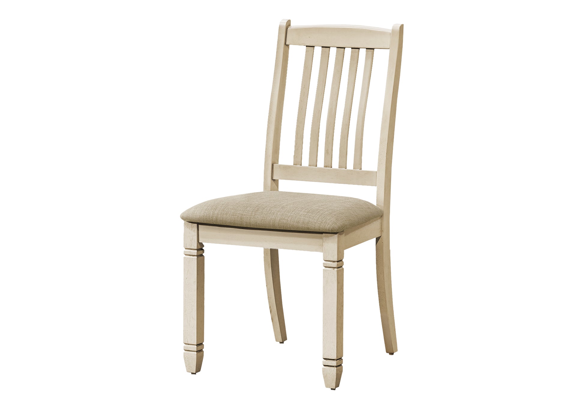 Dining Chair - 2pcs / 38"H Upholstered Grey Fabric-Dining Chair-DECOROLALA