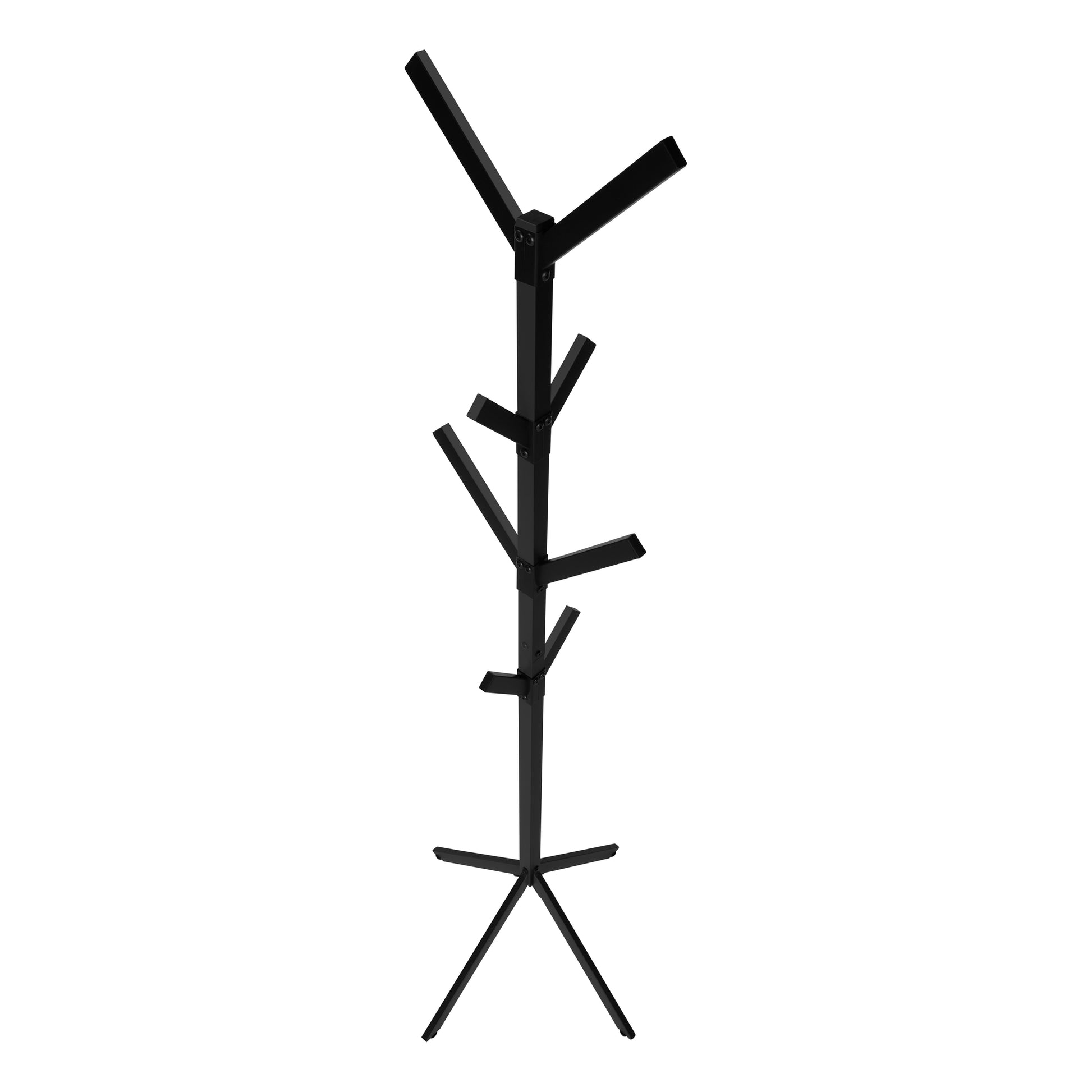 Coat Rack - 70"H / Black Metal-Coat Rack-DECOROLALA