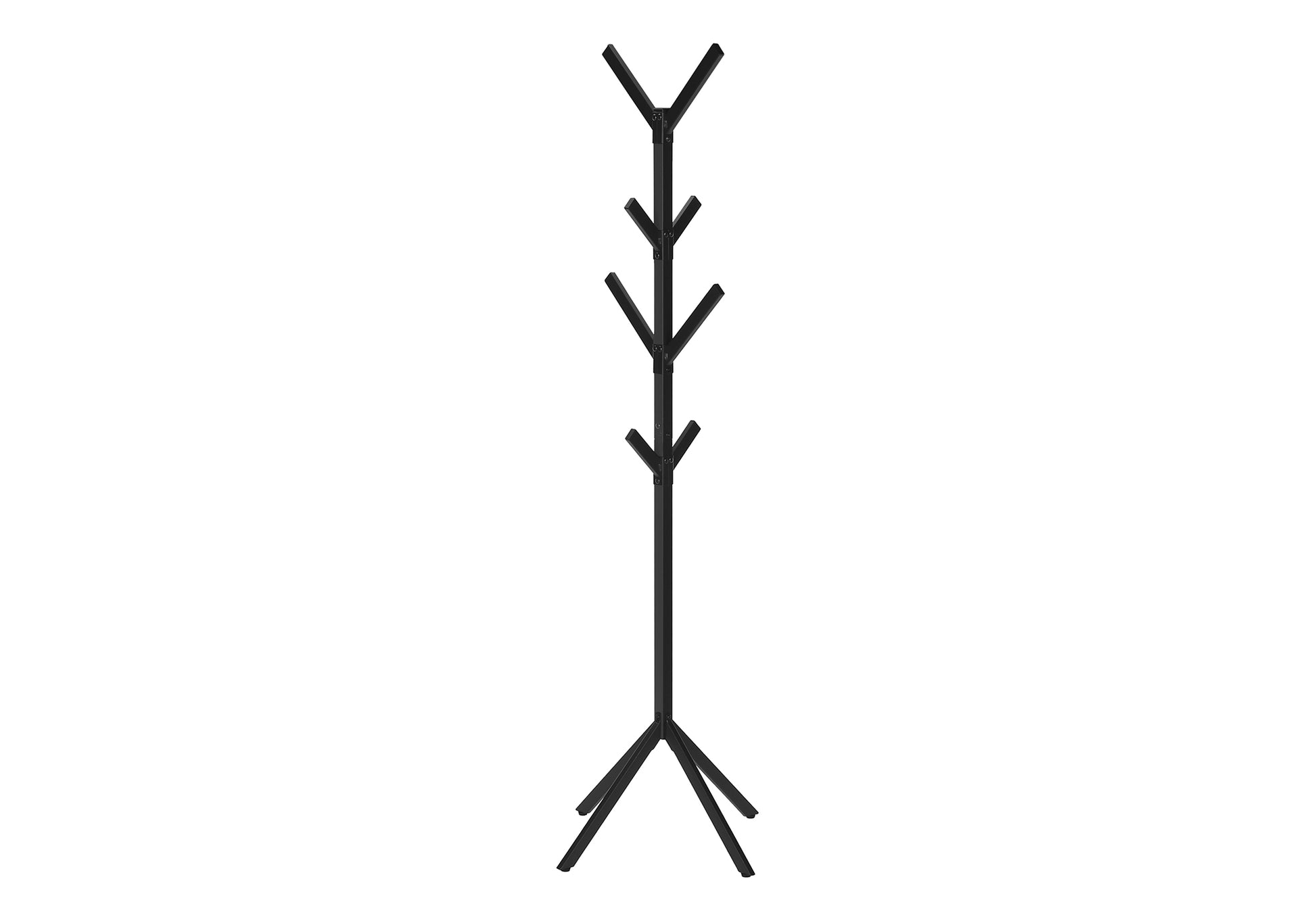 Coat Rack - 70"H / Black Metal-Coat Rack-DECOROLALA
