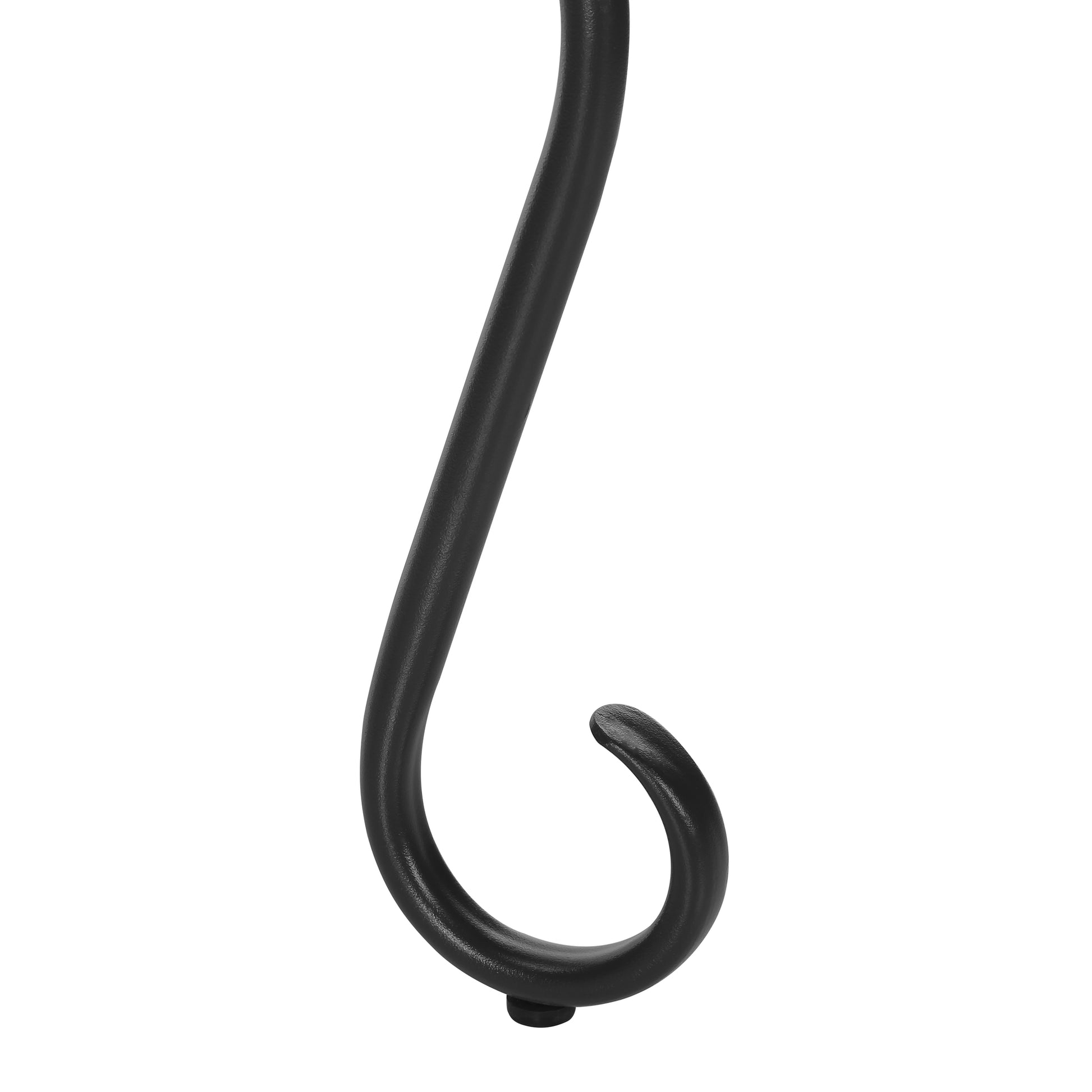 COAT RACK - 74"H / TRADITIONAL HAMMERED BLACK METAL-Coat Rack-DECOROLALA