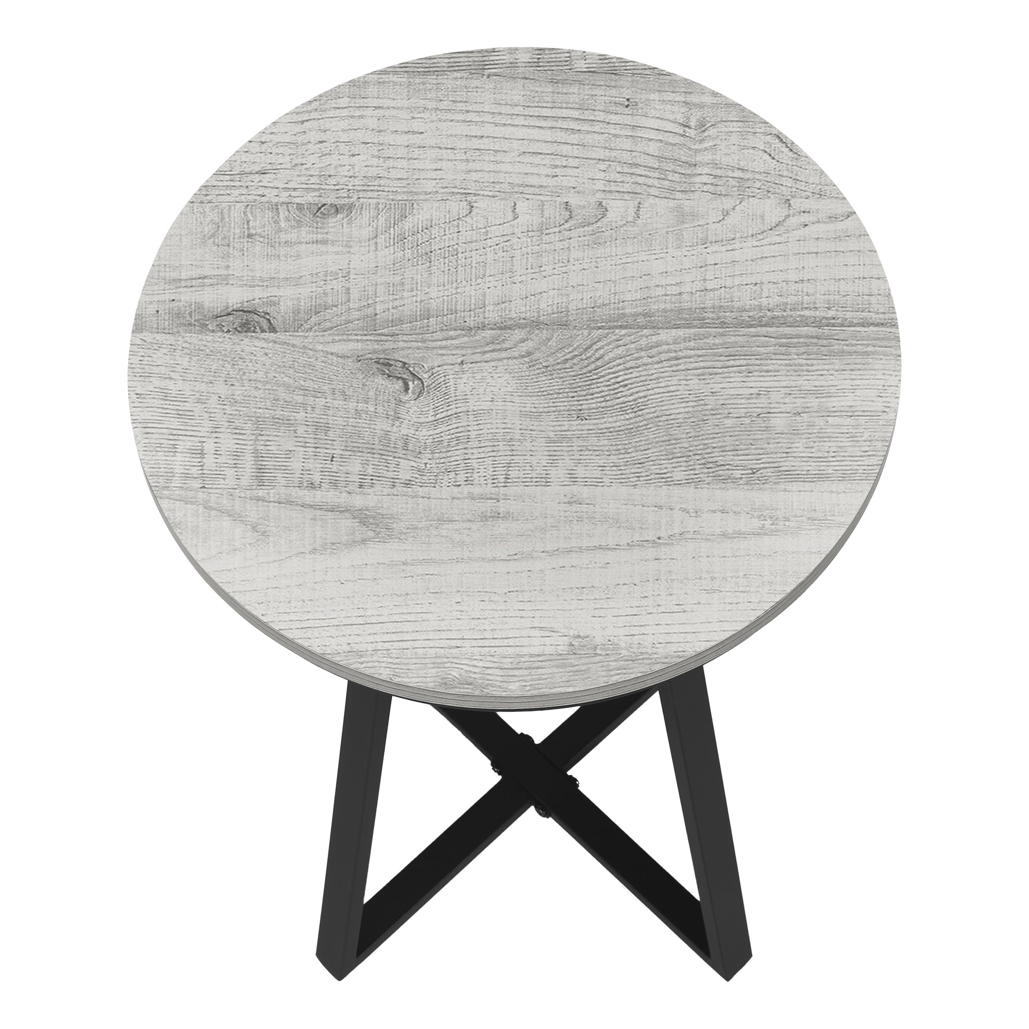 Accent Table - 22"H / Black / Black Metal-Accent Table-DECOROLALA
