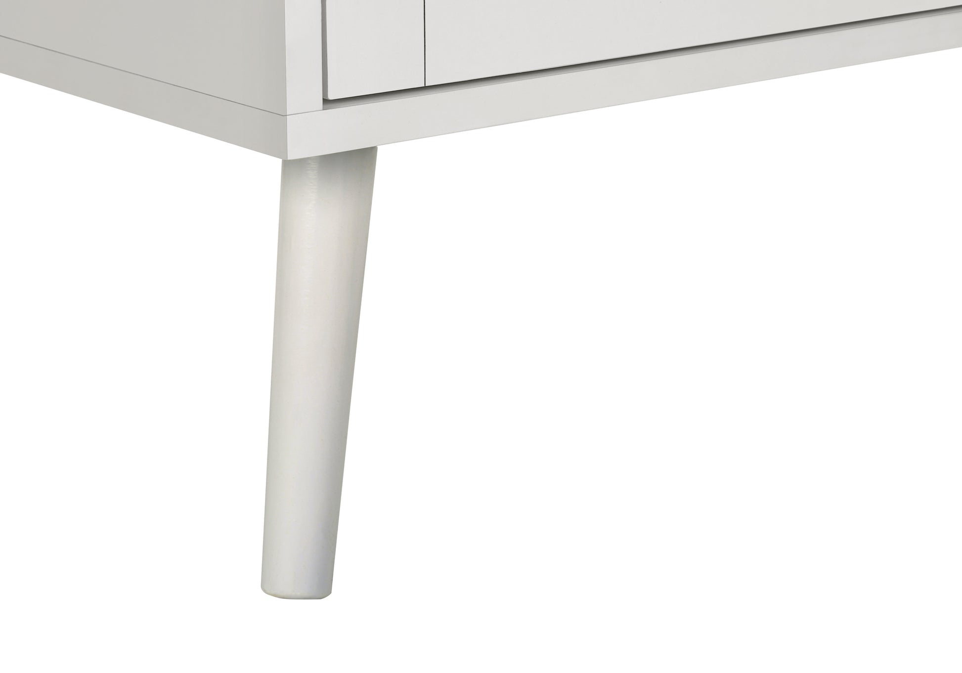 Accent Table - 24"H / Walnut End Table With 2 Drawers-Accent Table-DECOROLALA