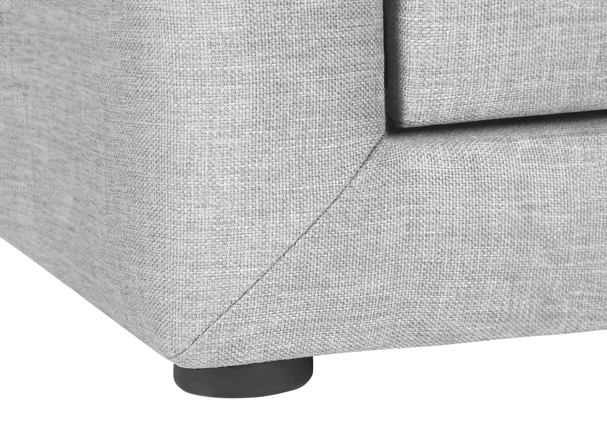 Nightstand - 21"H / Grey Leather-Look-Nightstands & Bedside Tables-DECOROLALA