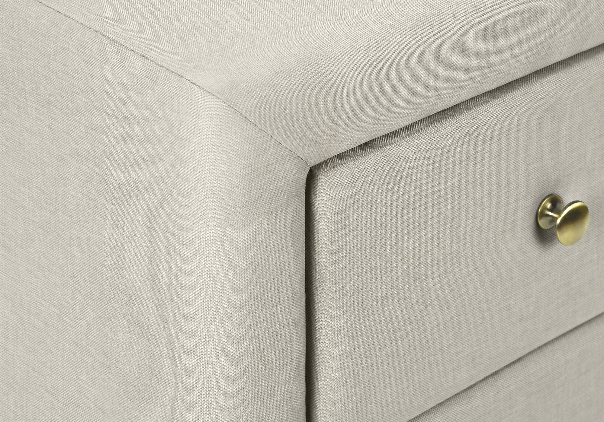 Nightstand - 21"H / Grey Leather-Look-Nightstands & Bedside Tables-DECOROLALA