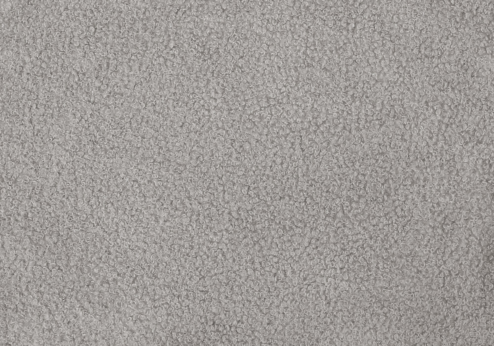 Bed - Full Size / Light Grey Boucle Fabric-Standard Beds-DECOROLALA