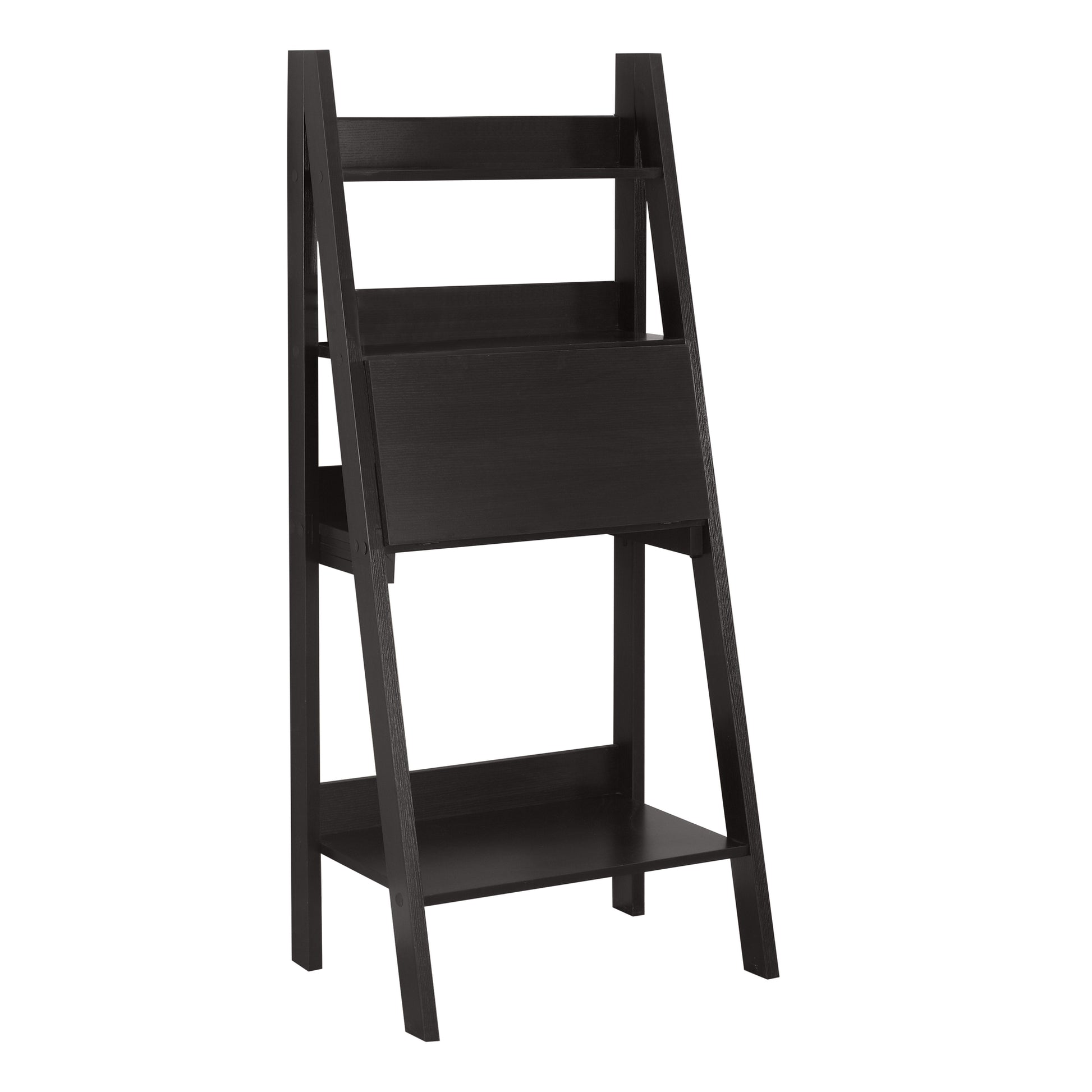 Computer Desk - 61"H / Dark Taupe Ladder Style-Computer Desk-DECOROLALA