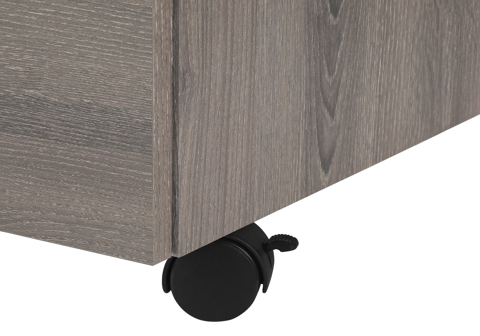 Filing Cabinet - 3 Drawer / White On Castors-Computer Desk-DECOROLALA