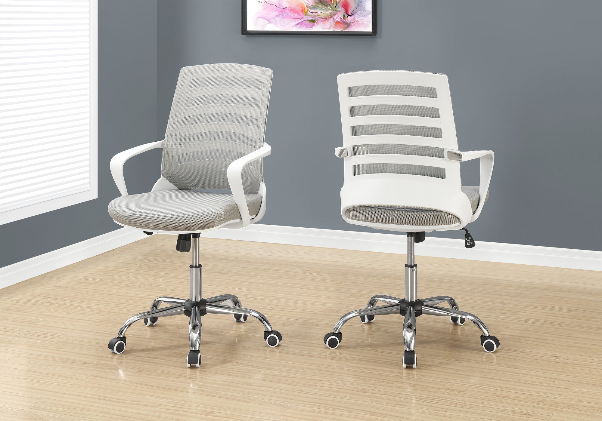 Office Chair - Black / Black Mesh / Multi Position-Office Chair-DECOROLALA