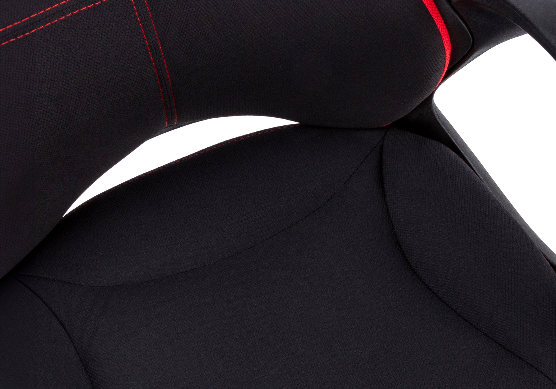 OFFICE CHAIR - BLACK / RED FABRIC / MULTI POSITION-Office Chair-DECOROLALA