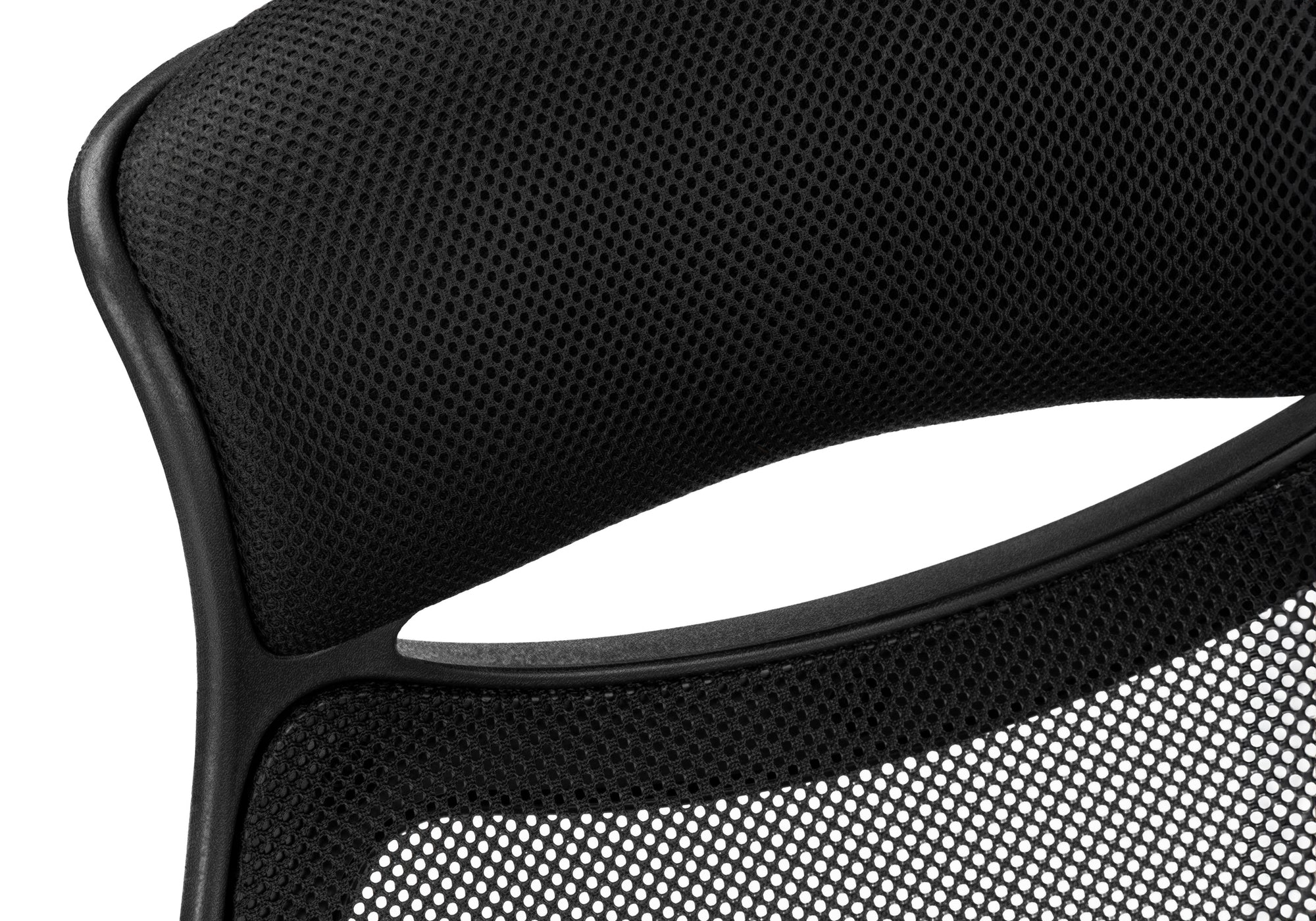 Office Chair - Black Mesh / Chrome High-Back Executive-Computer Desk-DECOROLALA