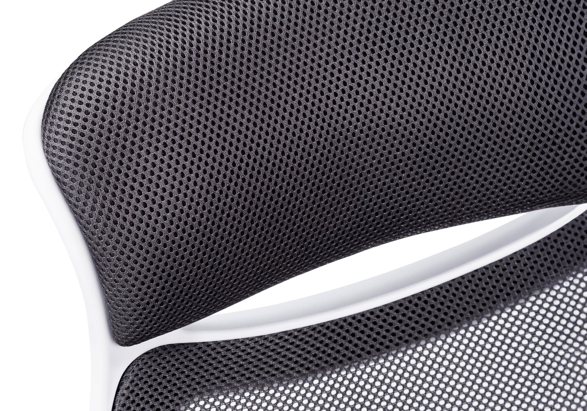 Office Chair - Black Mesh / Chrome High-Back Executive-Computer Desk-DECOROLALA