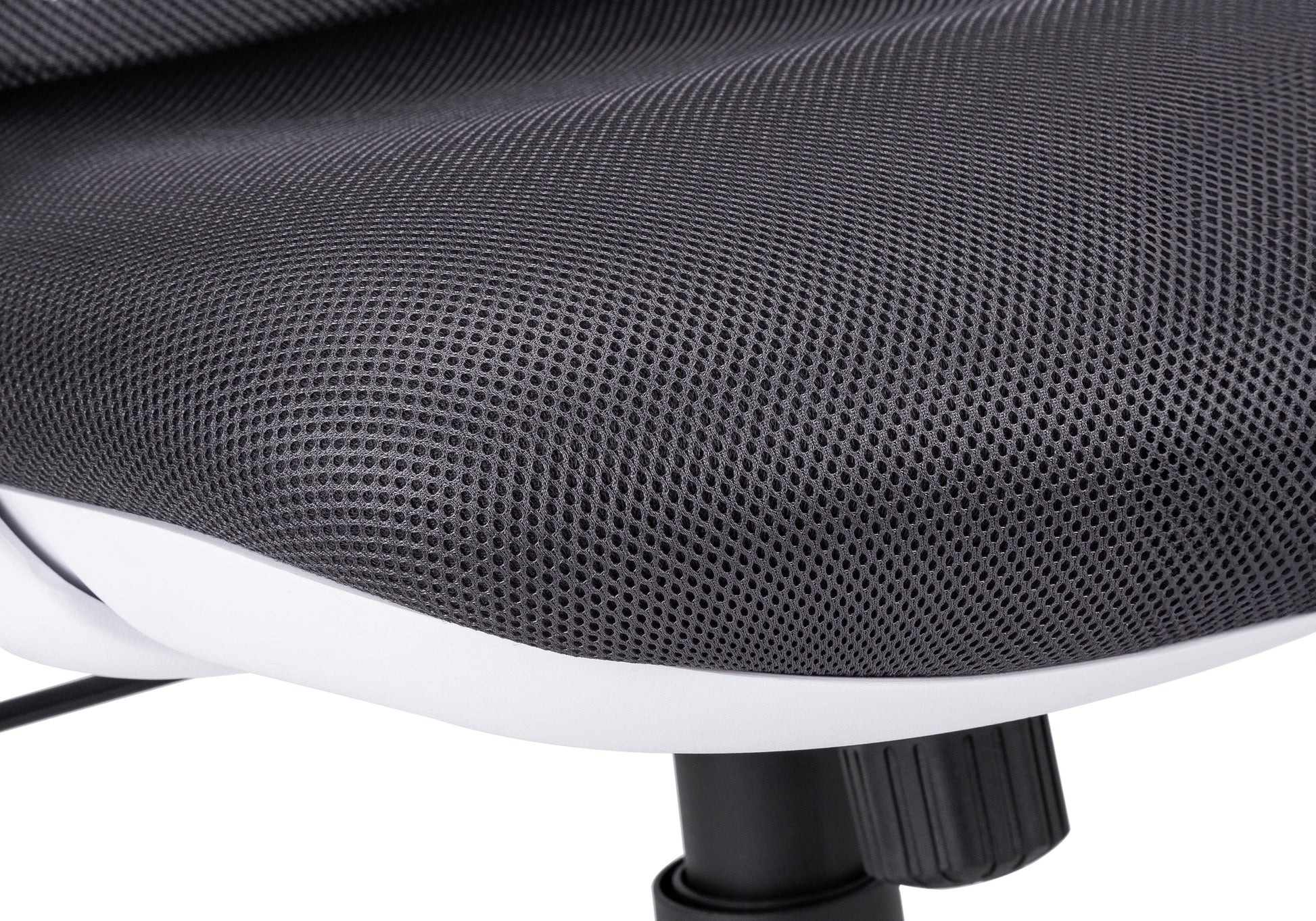Office Chair - Black Mesh / Chrome High-Back Executive-Computer Desk-DECOROLALA