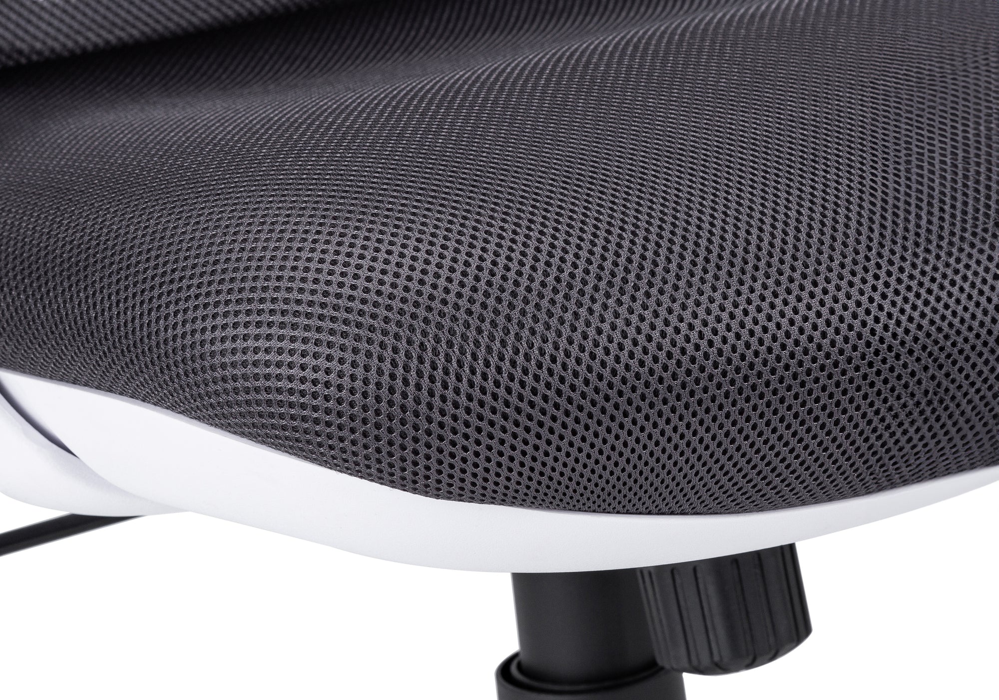 Office Chair - Black Mesh / Chrome High-Back Executive-Computer Desk-DECOROLALA